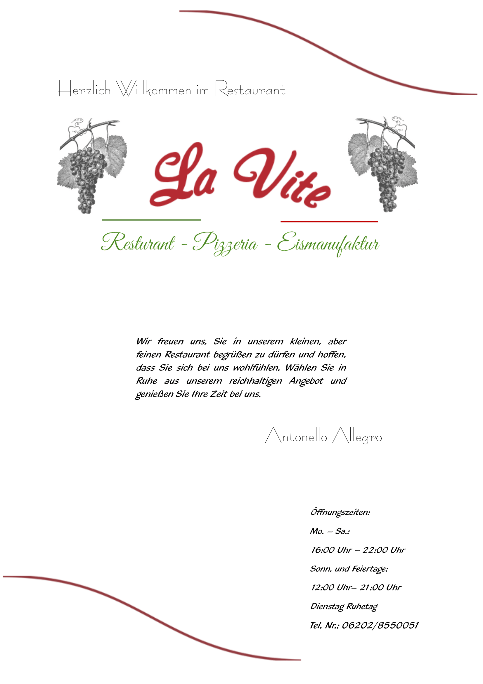 la-vite-plankstadt Speisekarte